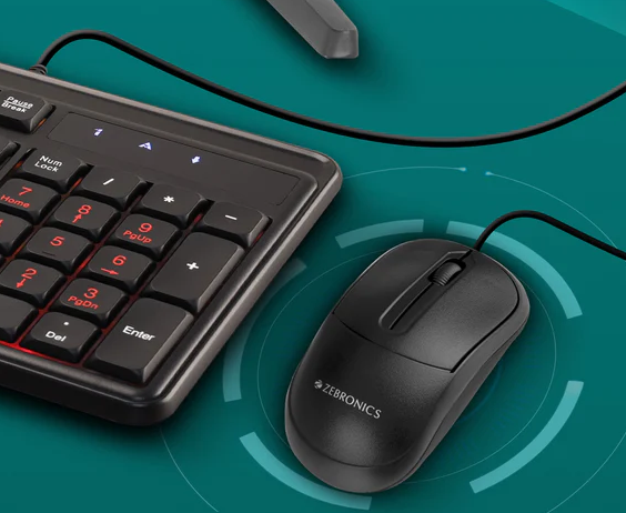 Zebronics Wired Optical Mouse Comfort +