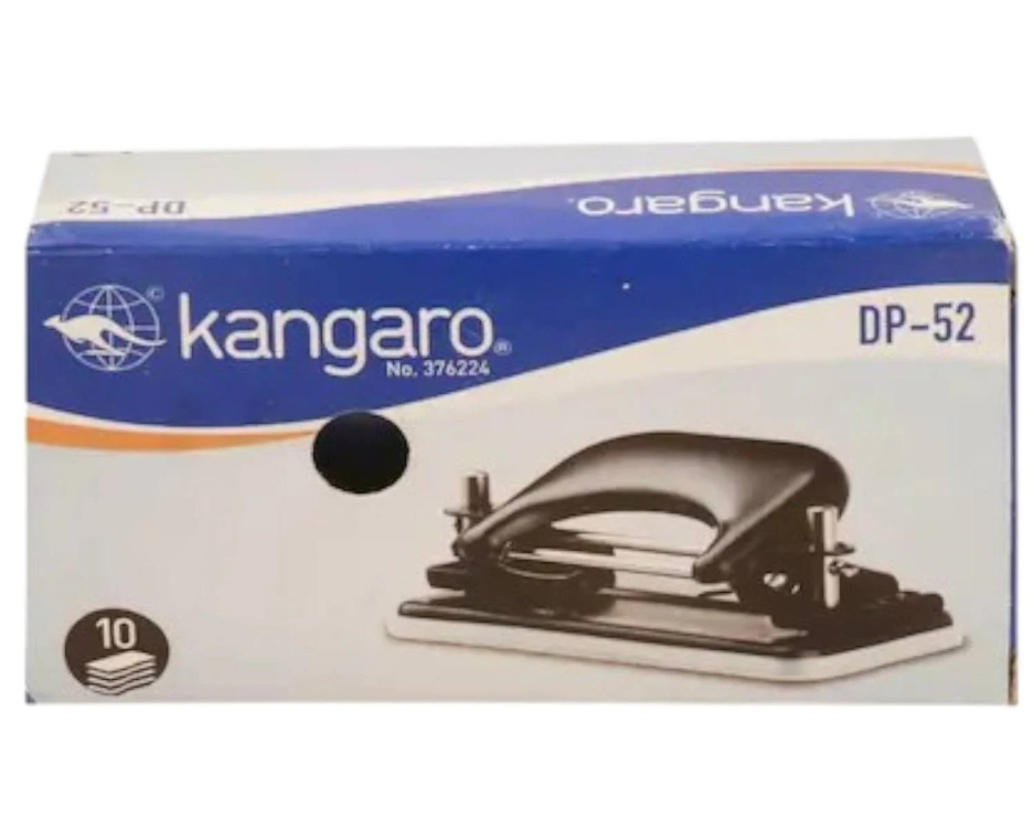 Metal Paper Punch Mini 2-Hole | 10-Sheet Capacity | Removable Chip Tray | Pack of 1 | Color May Vary